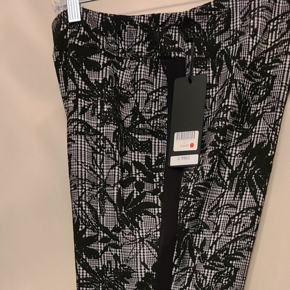 ARTEX Black & Gray Applique Elastic Waistband Dress Pant Size XXL NWT - Picture 3 of 5